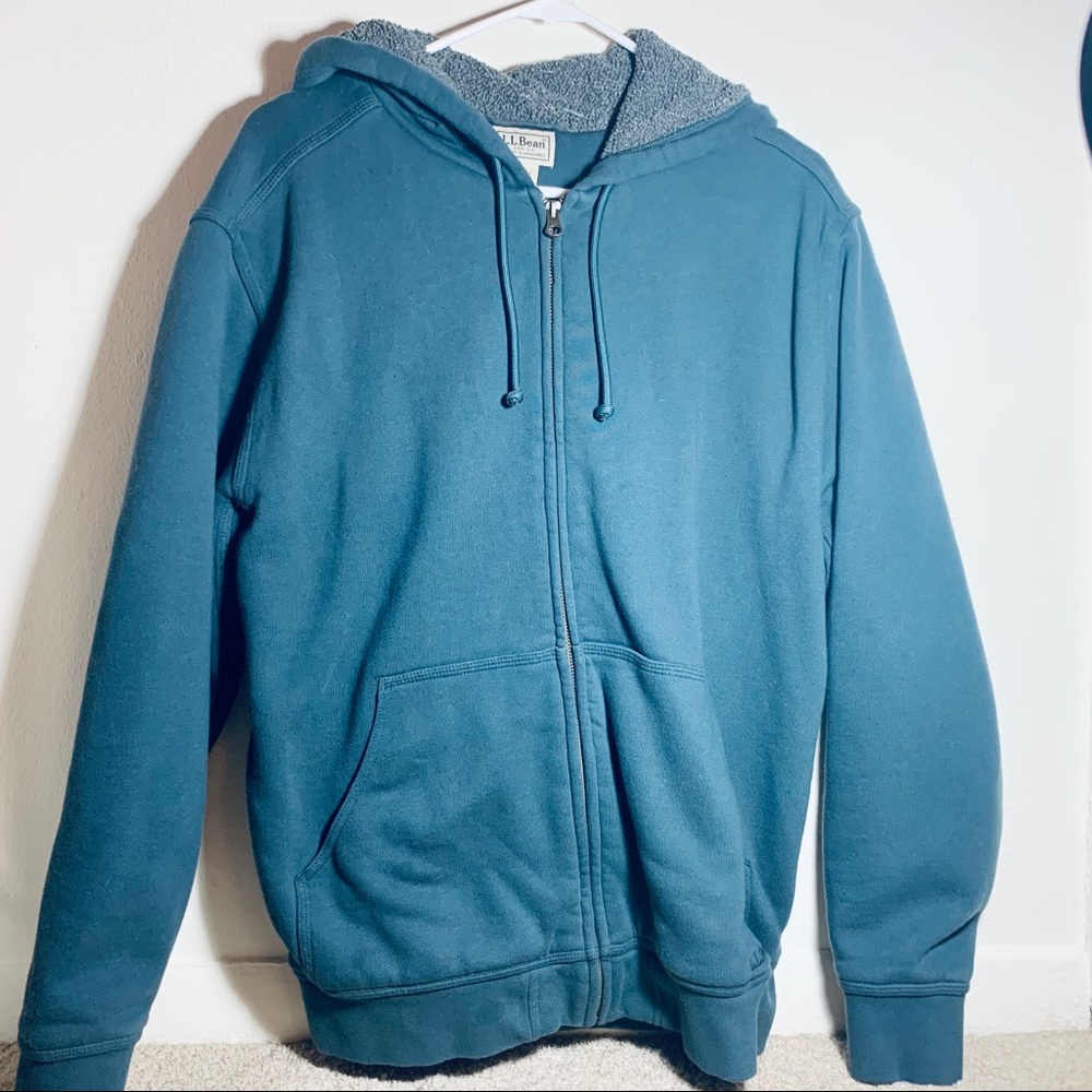 ll bean zipup hoodie